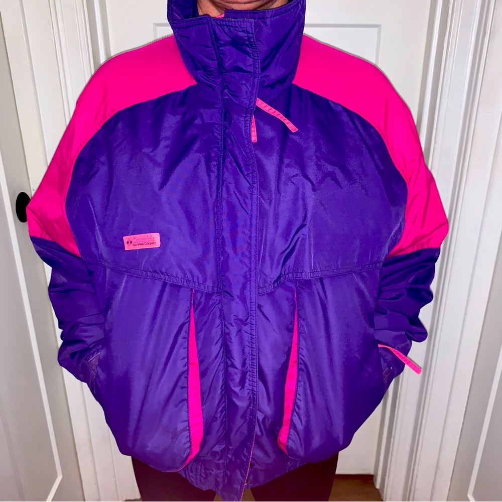 VINTAGE Columbia powder keg 3 in 1 coat jacket